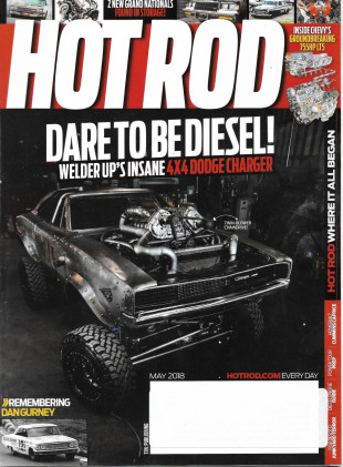 HOT ROD 2018 MAY - 4X4 DODGE CHARGER, DAN GURNEY, 755HP LT5, GRAND NATIONALS